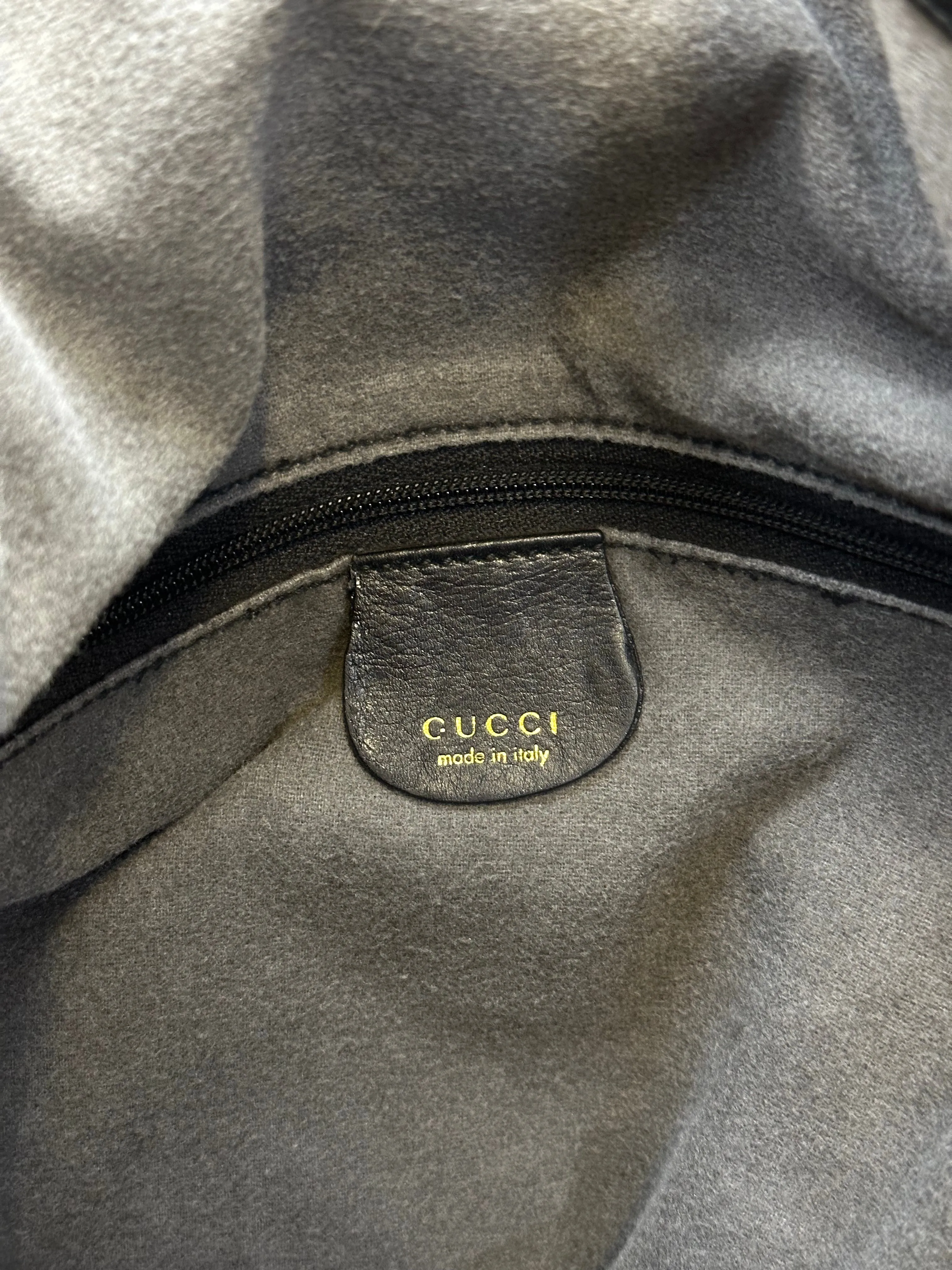 1990s Gucci Bamboo Leather Bag