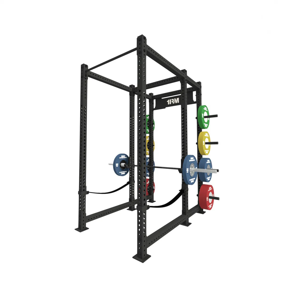 1RM Obsidian Single Power Rack with Storage | Commercial