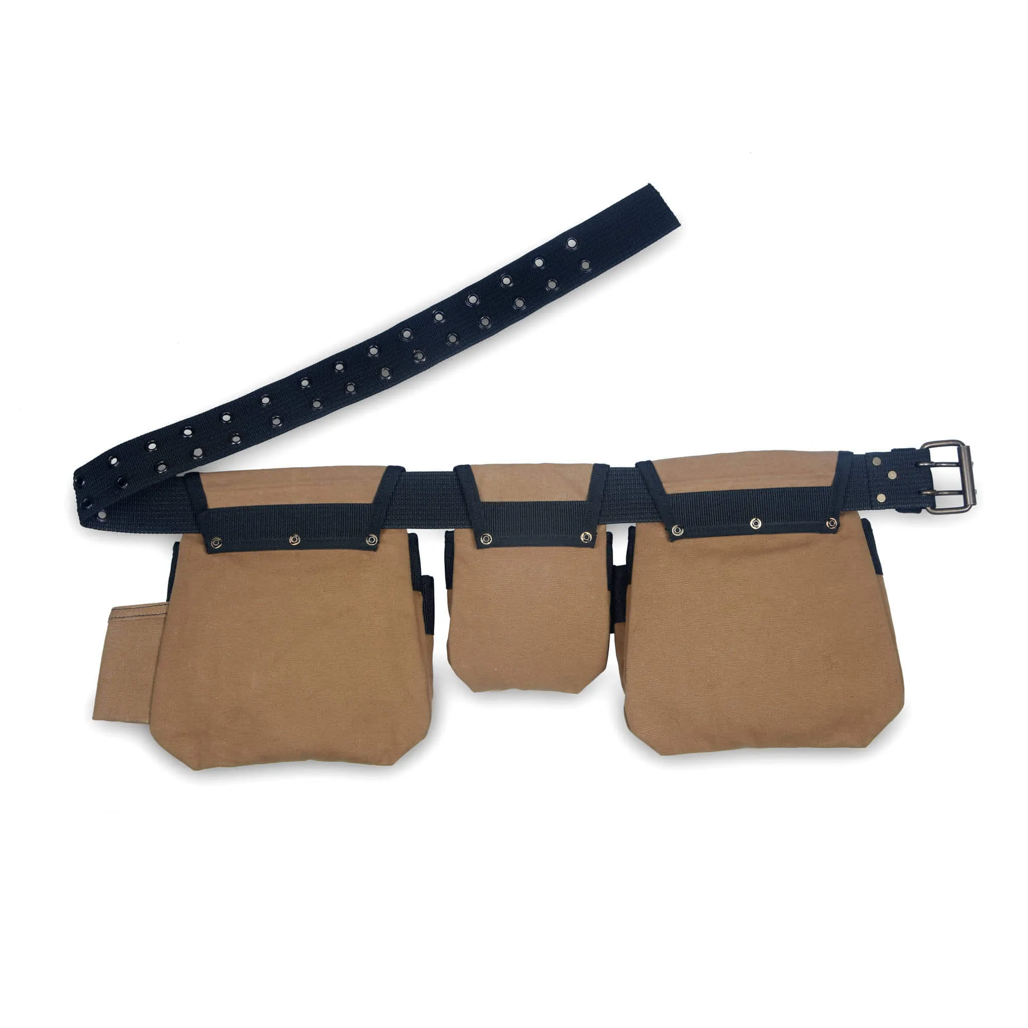 97425 - 4 Piece 12 Pocket Carpenter's Tool Belt Combo in Waterproof Canvas | Style n Craft