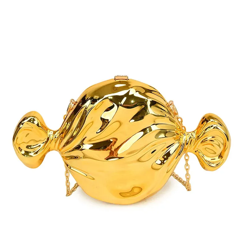 Acrylic Candy Evening Clutch – Shiny Candy Shoulder & Crossbody Purse for Weddings & Parties
