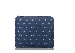 Aloha Small Pouch Shipwrecks Anchor White/Navy