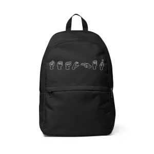 American Sign Language "Teacher" Backpack