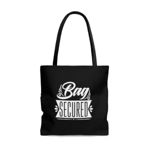 Bag Secured Black Tote Bag