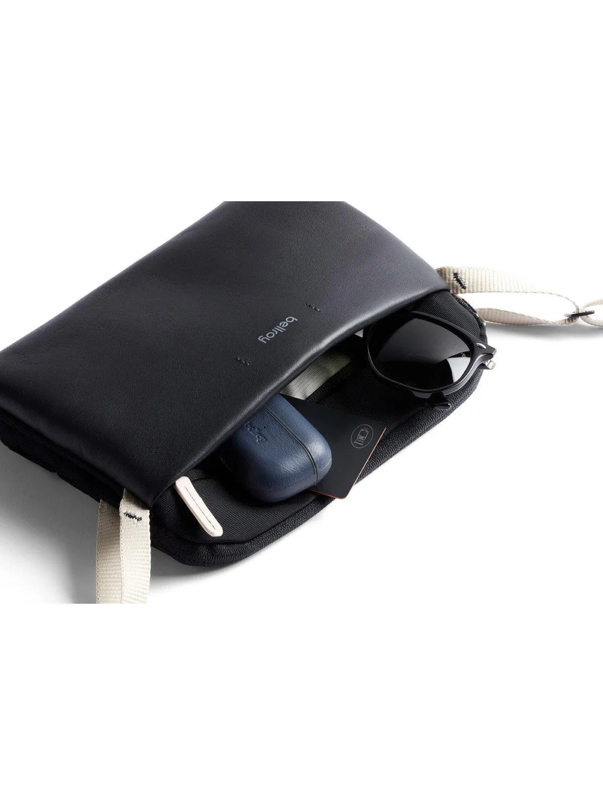 Bellroy City Pouch Plus Premium Edition Black Sand