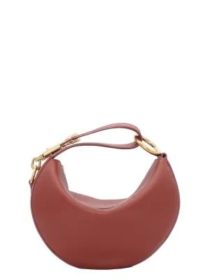 Burberry Knight Arc Handbag in Rust