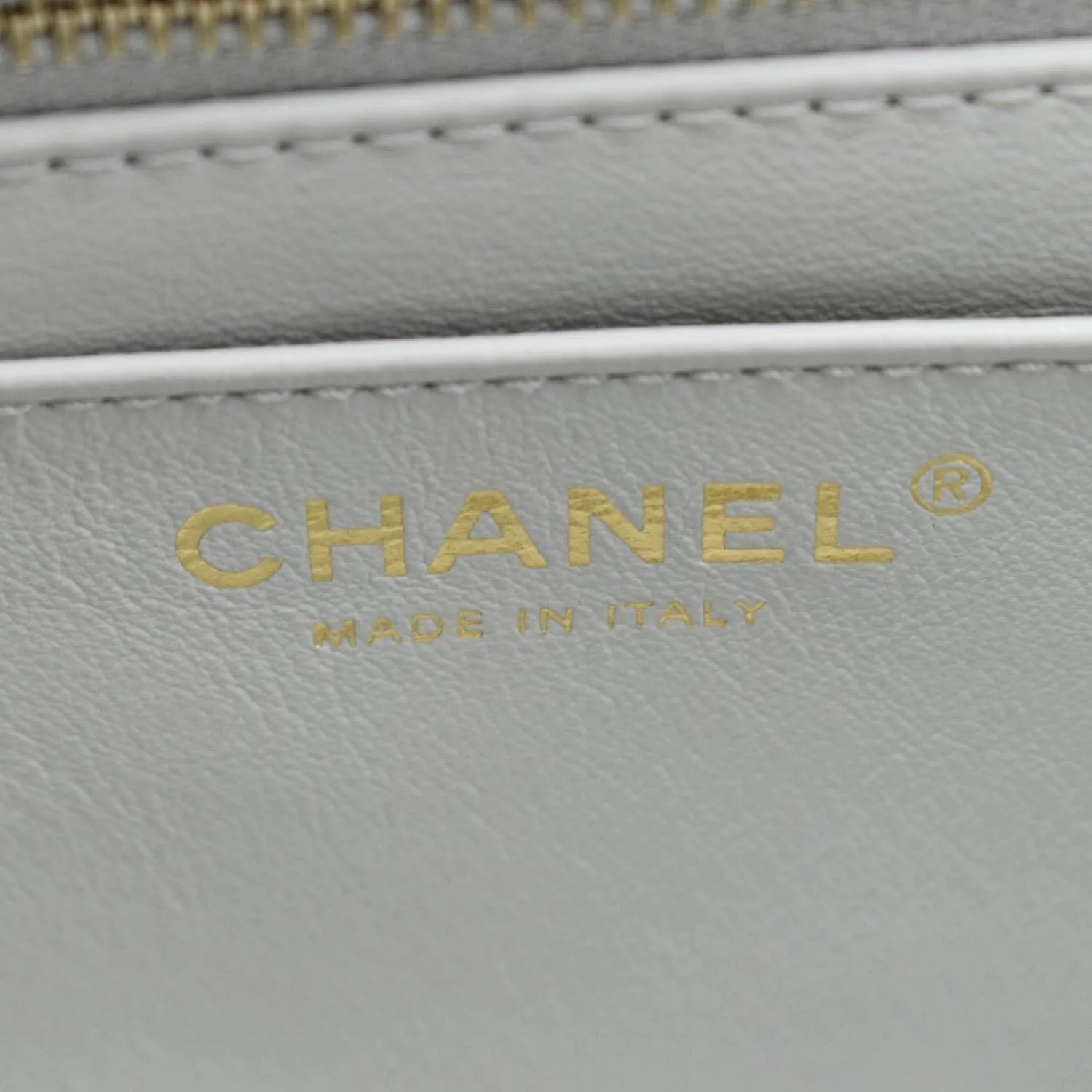 CHANEL Sweet Camellia Flap Adjustable Chain WOC Quilted Leather Crossbody Bag Light Blue