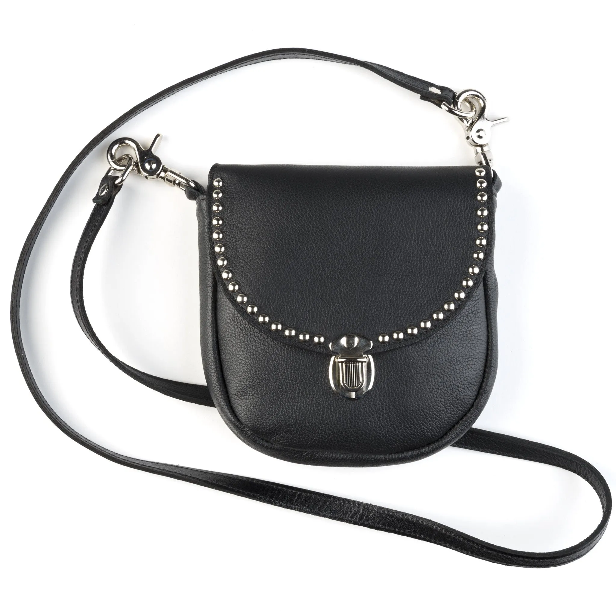 CP607  Studded Edge Clip Pouch w/ Strap