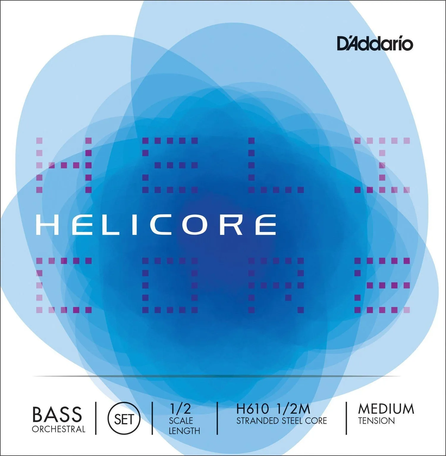 D'Addario Helicore Double Bass String Set 1/2 Orchestral