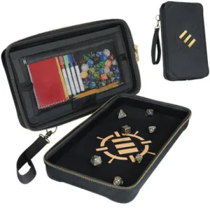 ENHANCE RPG Community Dice Organizer Case & XL Rolling Tray