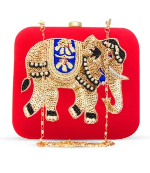 Ethnic Embroidered Clutch