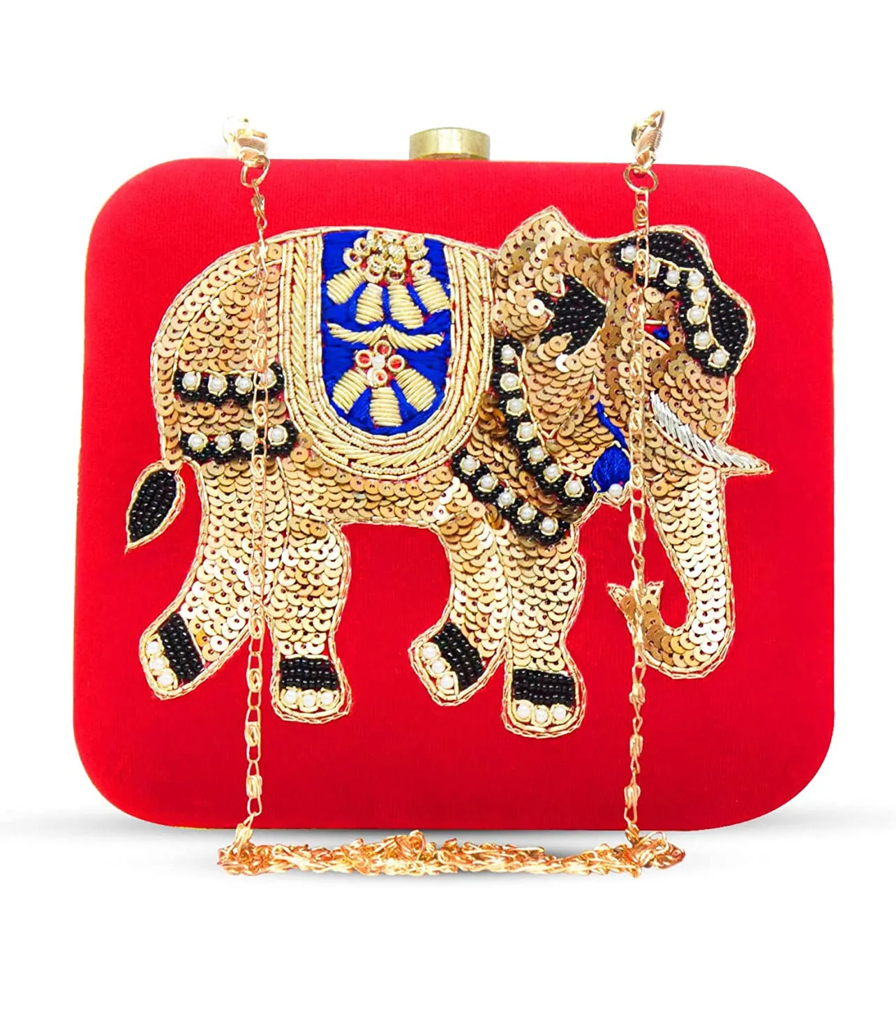 Ethnic Embroidered Clutch