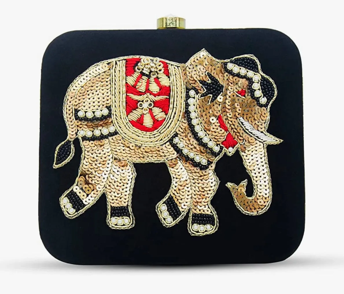 Ethnic Embroidered Clutch