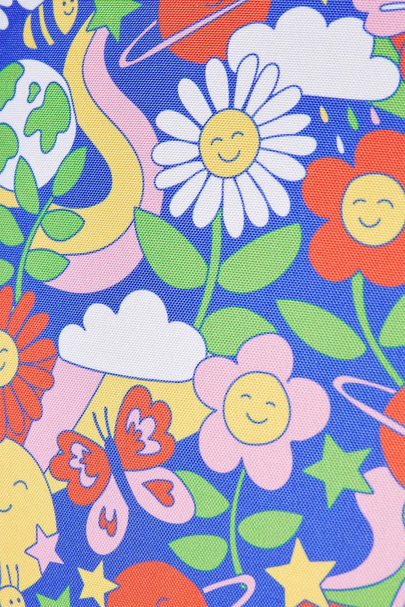 Frugi Retro Happy Flower Backpack- 9 Litres- Rucksack Fits A4 Folder