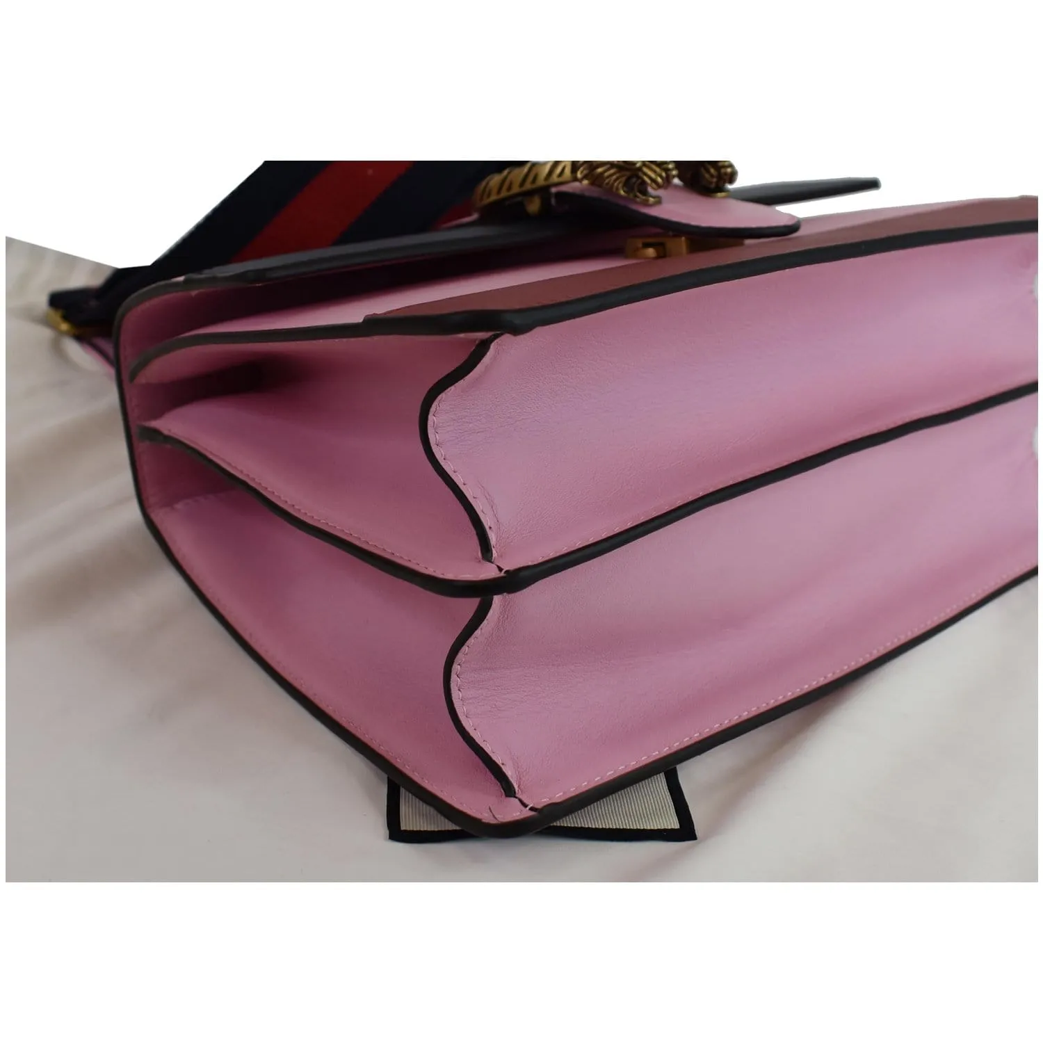 GUCCI Dionysus Medium Leather Top Handle Shoulder Bag Pink 448075