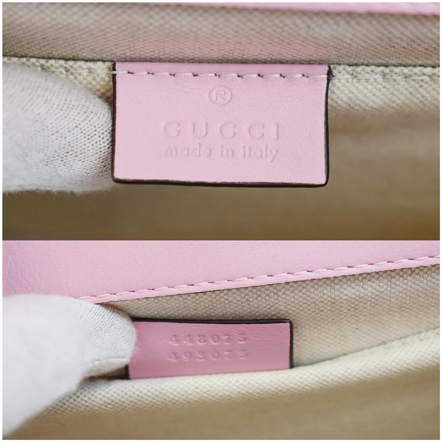 GUCCI Dionysus Medium Leather Top Handle Shoulder Bag Pink 448075