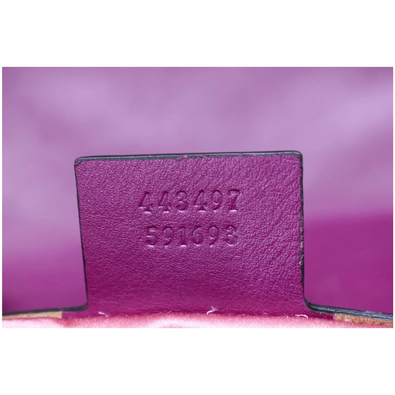 GUCCI GG Marmont Velvet Small Shoulder Bag Purple 443497