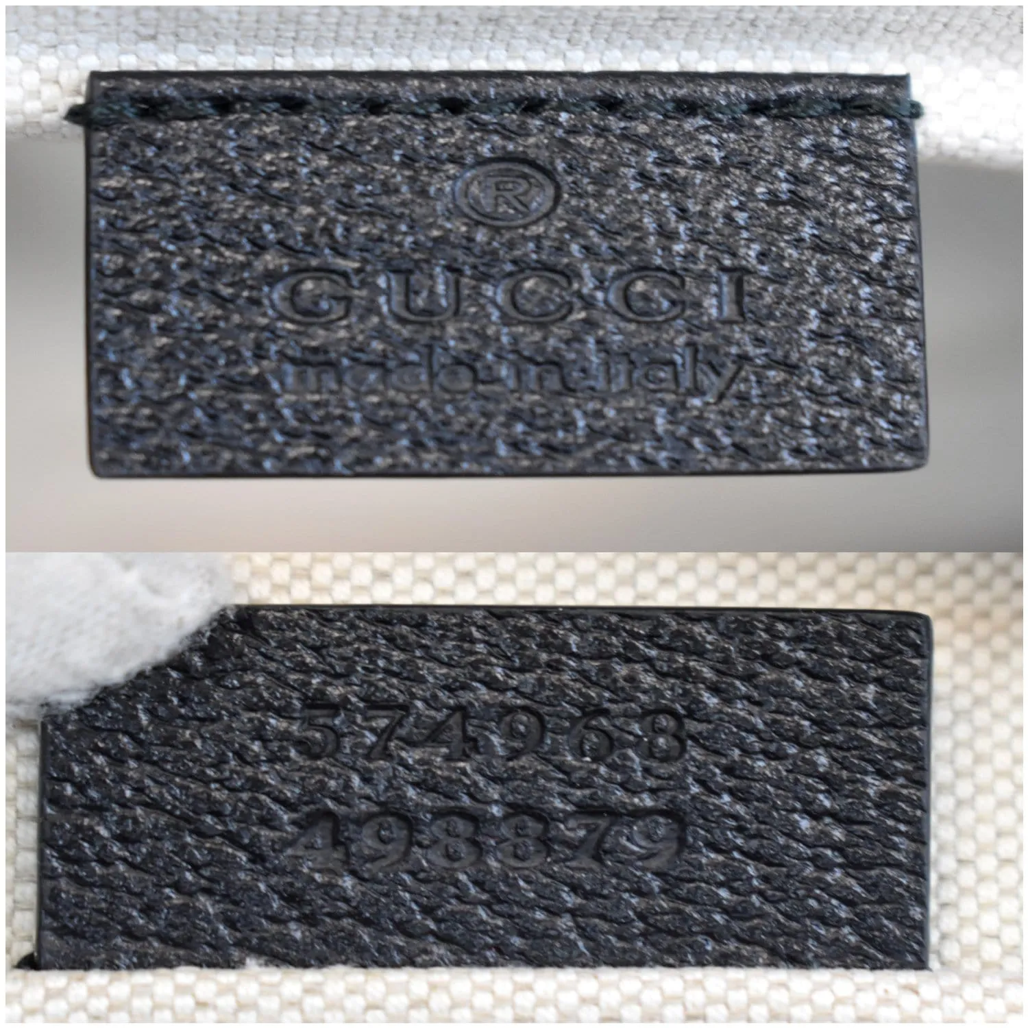 GUCCI GG Monogram Velvet Belt Leather Bumbag Dark Blue 574968