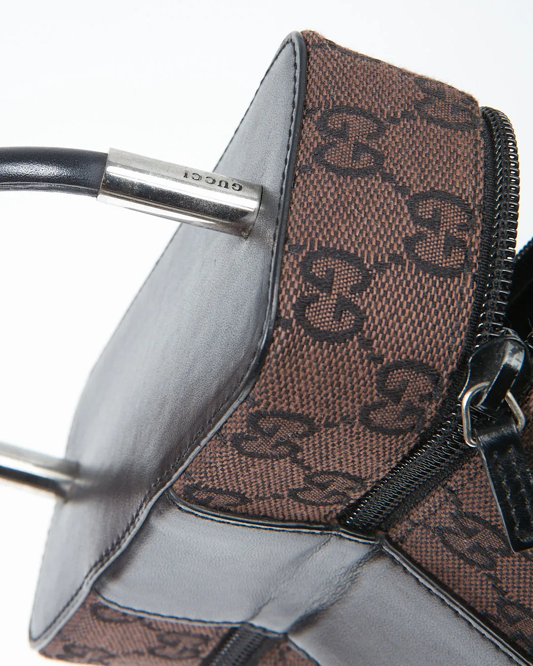 Gucci Vintage Brown Monogram Canvas Vanity Bag