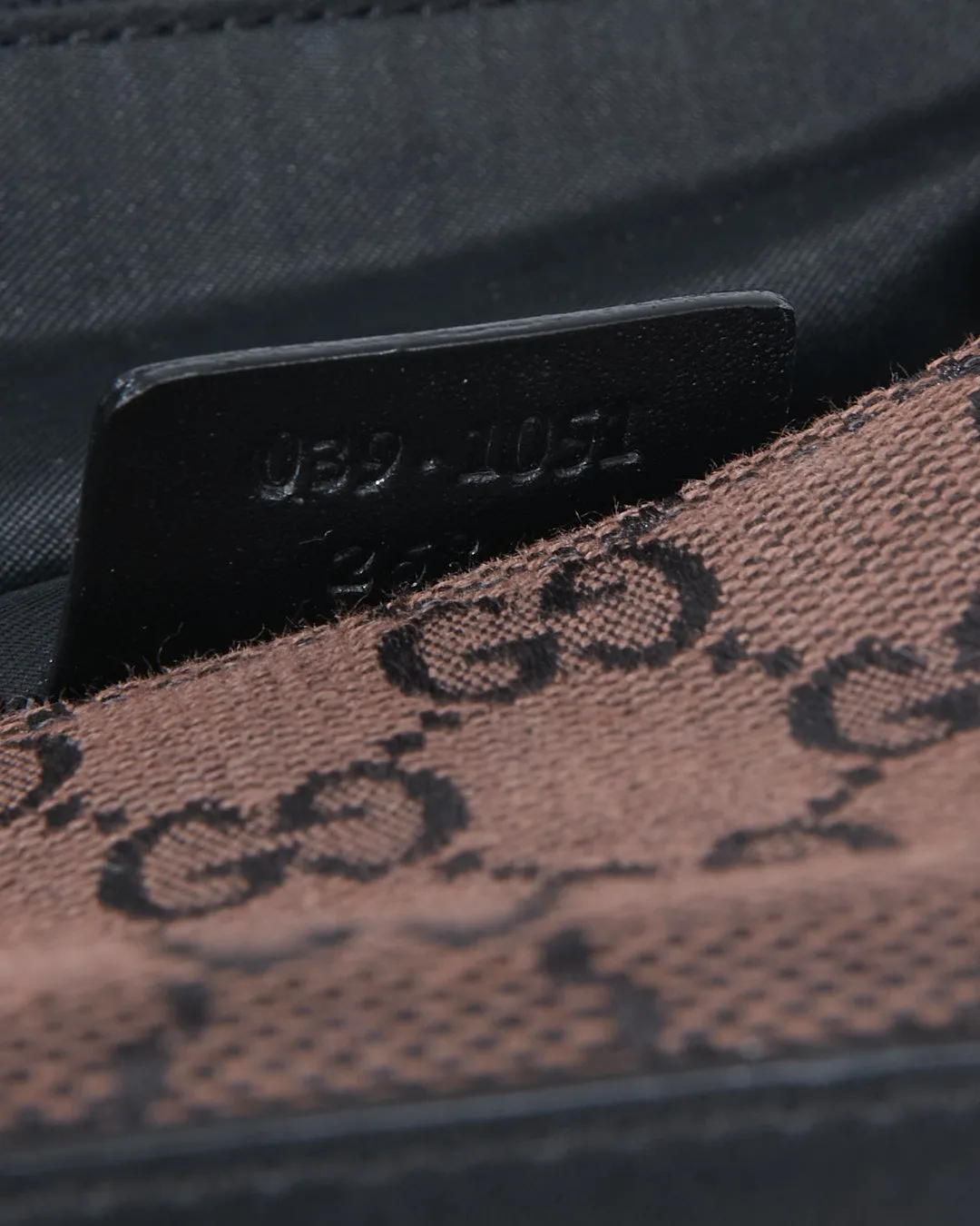 Gucci Vintage Brown Monogram Canvas Vanity Bag