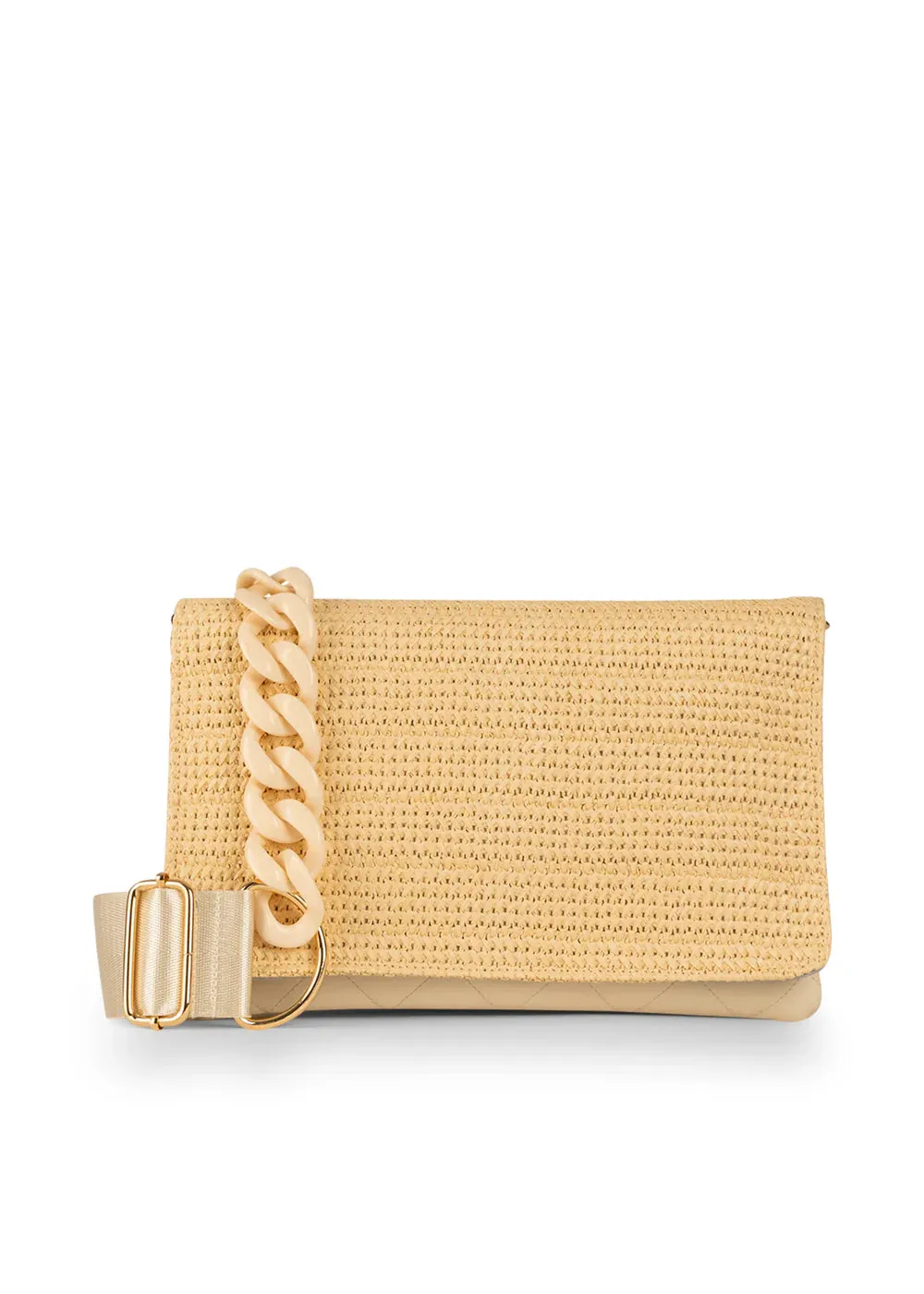Haute Shore Lexi Drift Crossbody Raffia/Vanilla