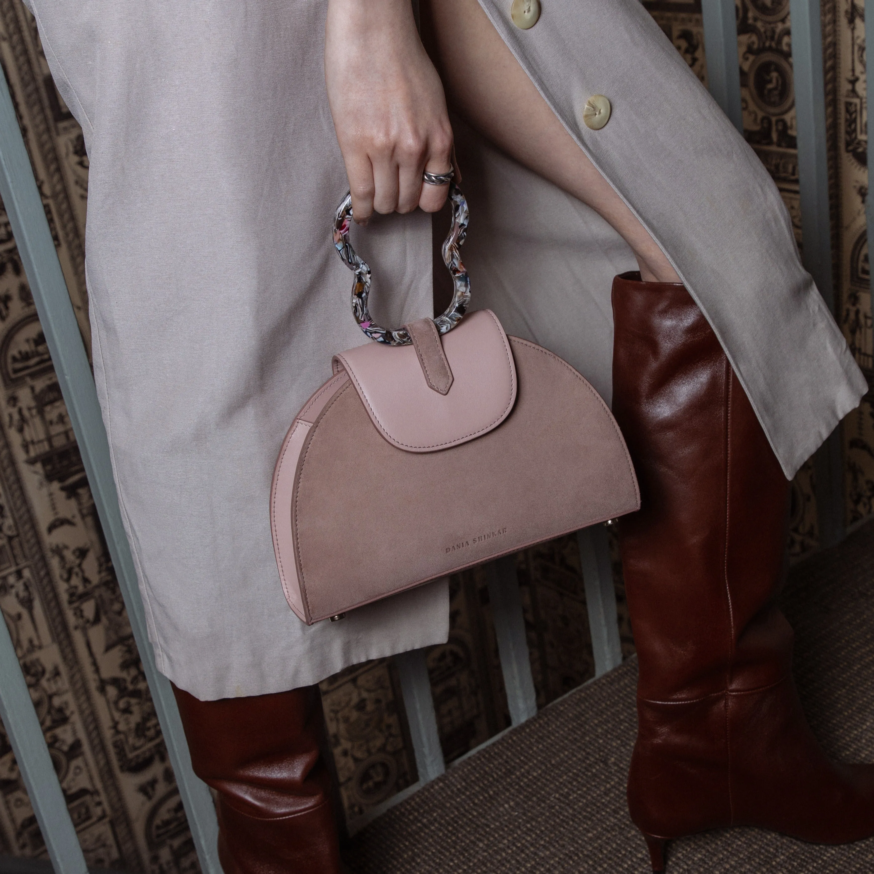 HAWAZEN DUSTY ROSE BAG