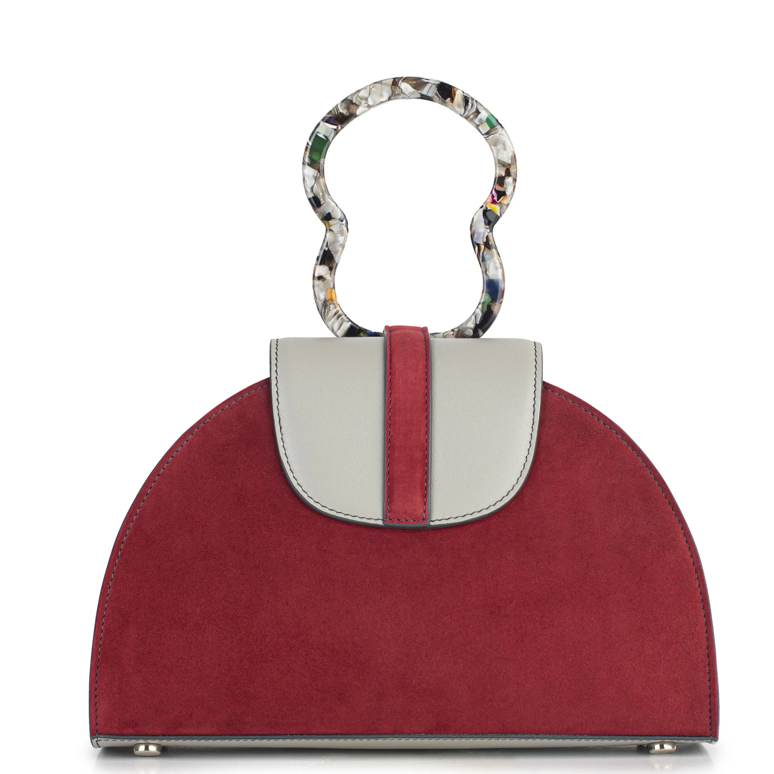 HAWAZEN RUBY AND GREY BAG