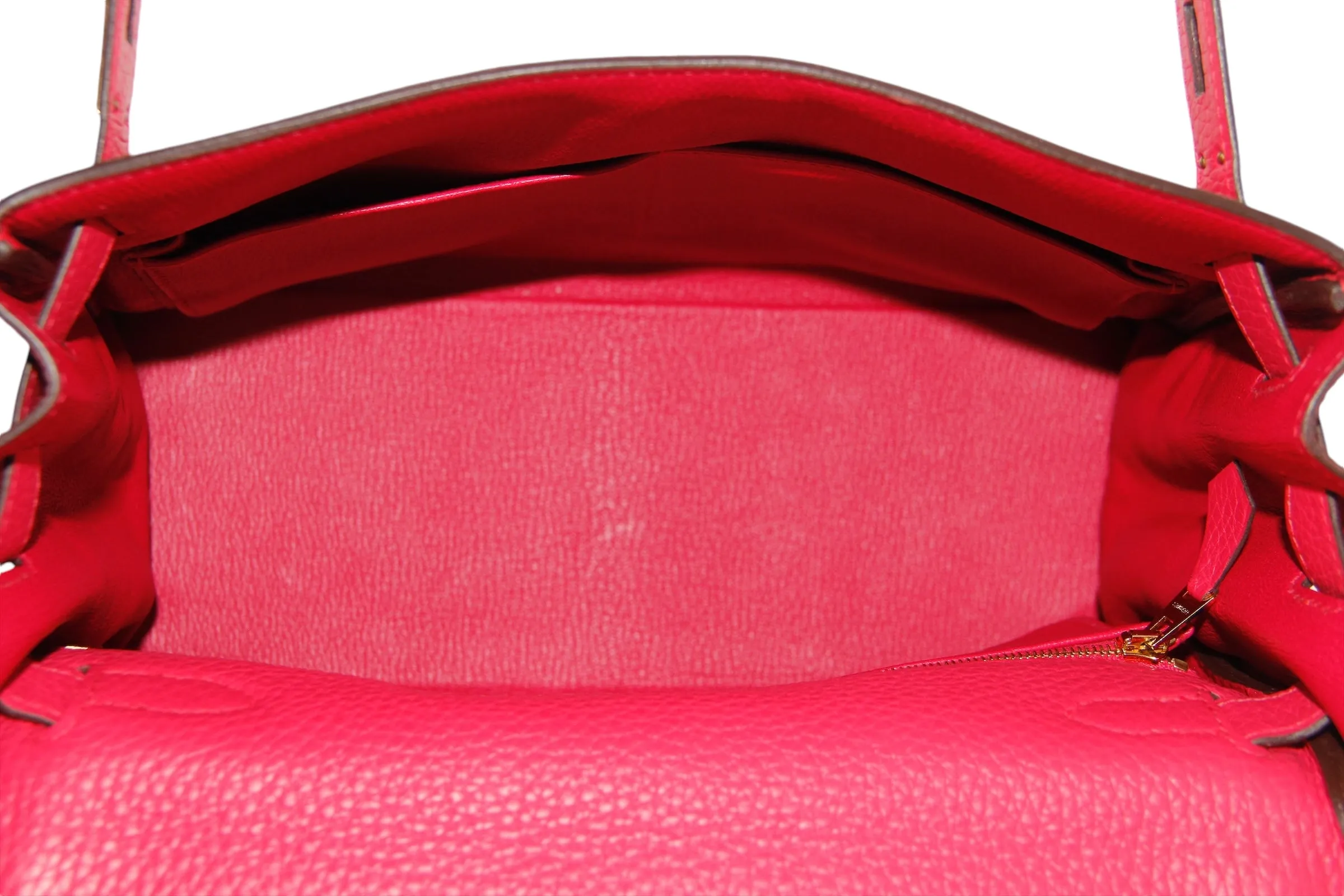 Hermes Rouge Extreme Leather 28cm Kelly Bag GHW
