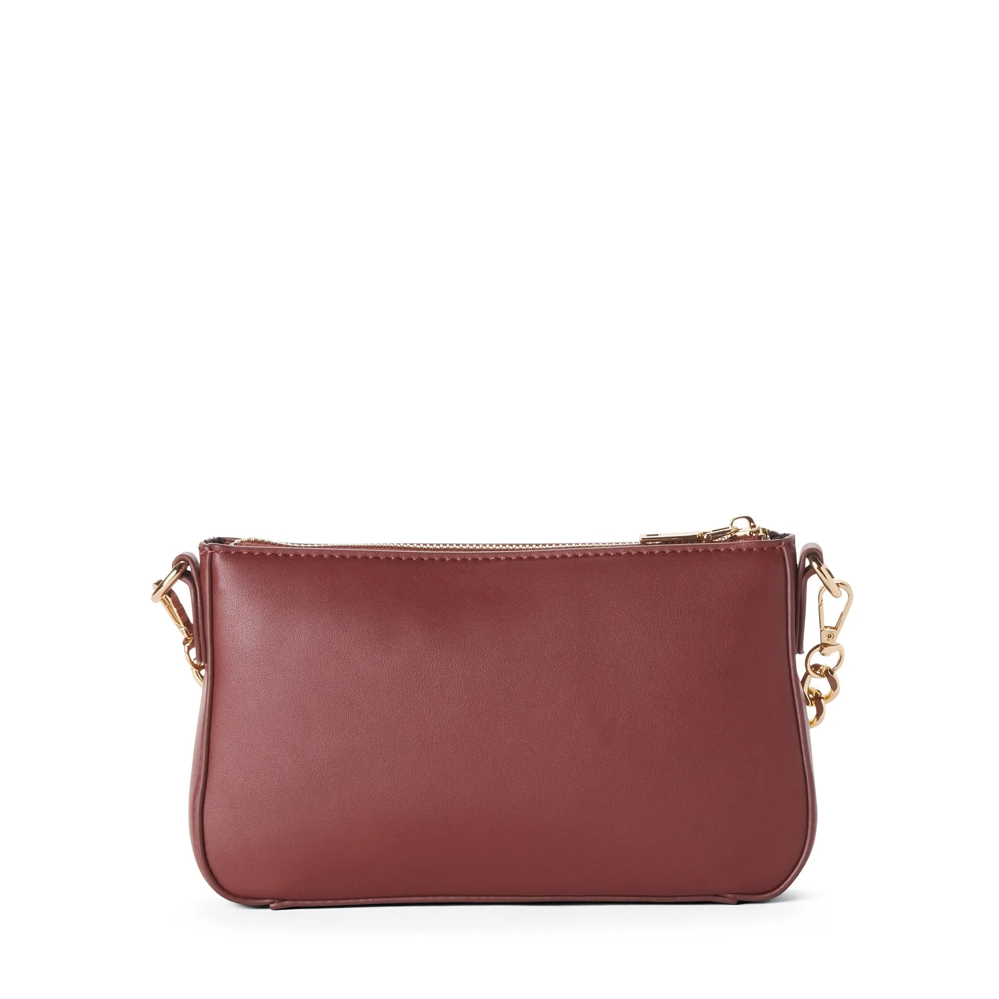 Jordan Vegan Leather Crossbody Bag | Auburn