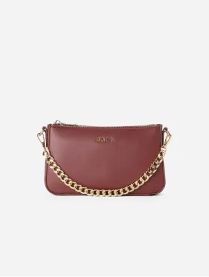 Jordan Vegan Leather Crossbody Bag | Auburn