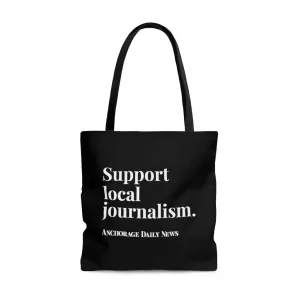 Journalism Tote Bag - Black