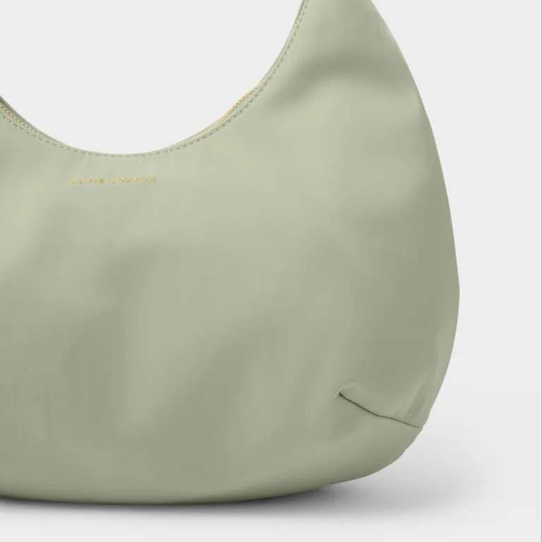 Katie Loxton Nylon-Luxe Sling Shoulder Bag Matcha