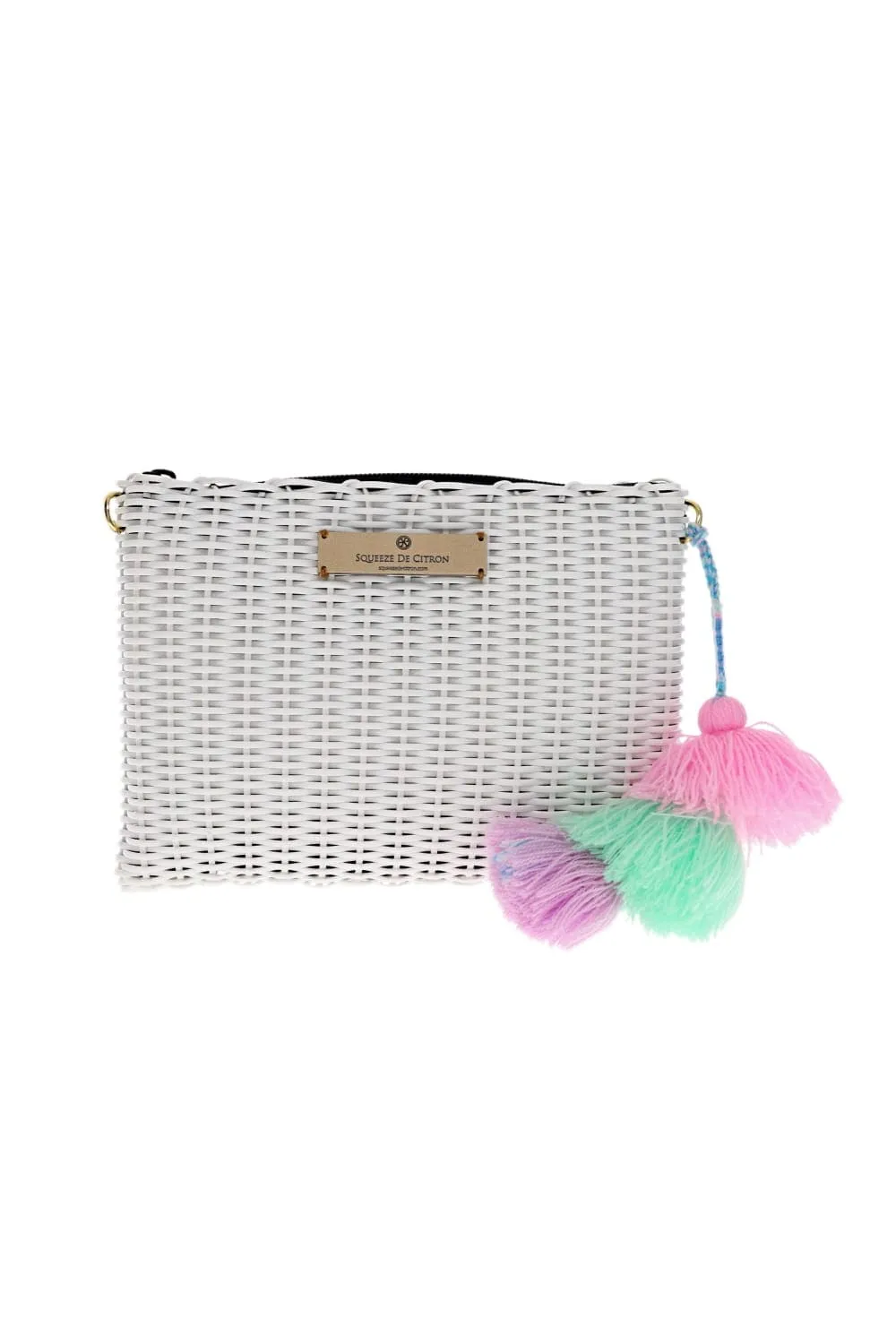 Leche Small Lemon Drop Citron Clutch