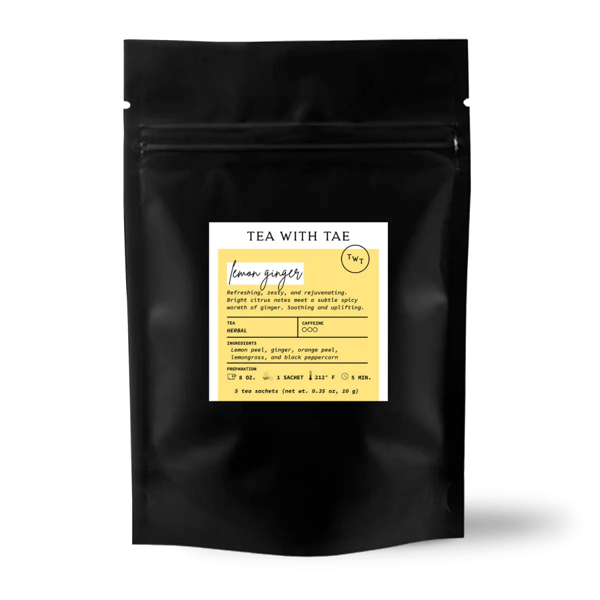 Lemon Ginger 5ct. Pouch