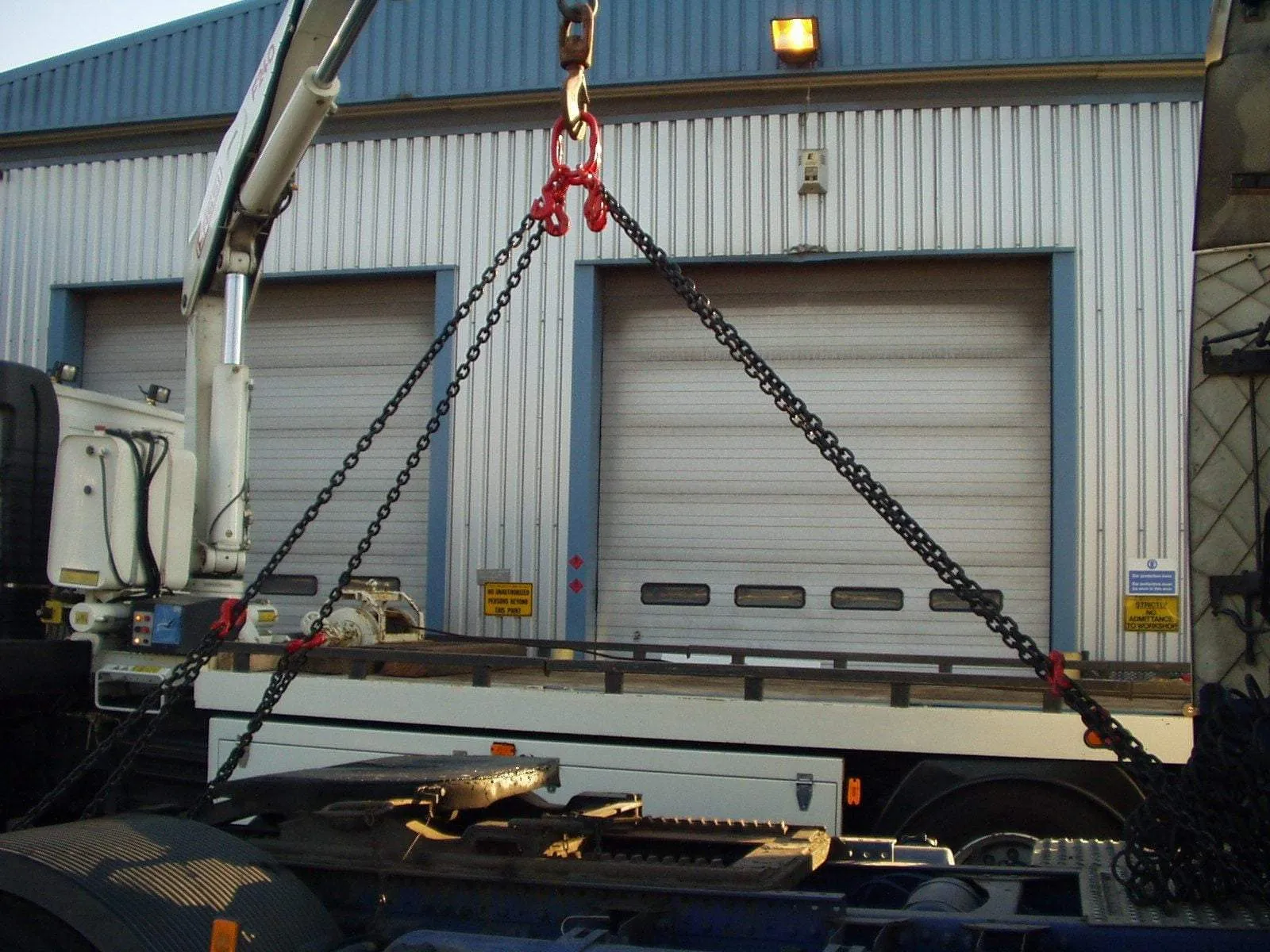 Lifting Chain Sling 4 Leg x 2m with Grab Hooks