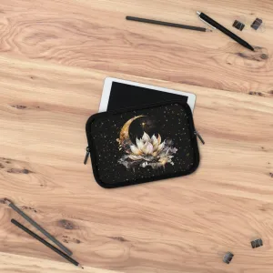 Lotus Moon Laptop Case, Witchy laptop sleeve