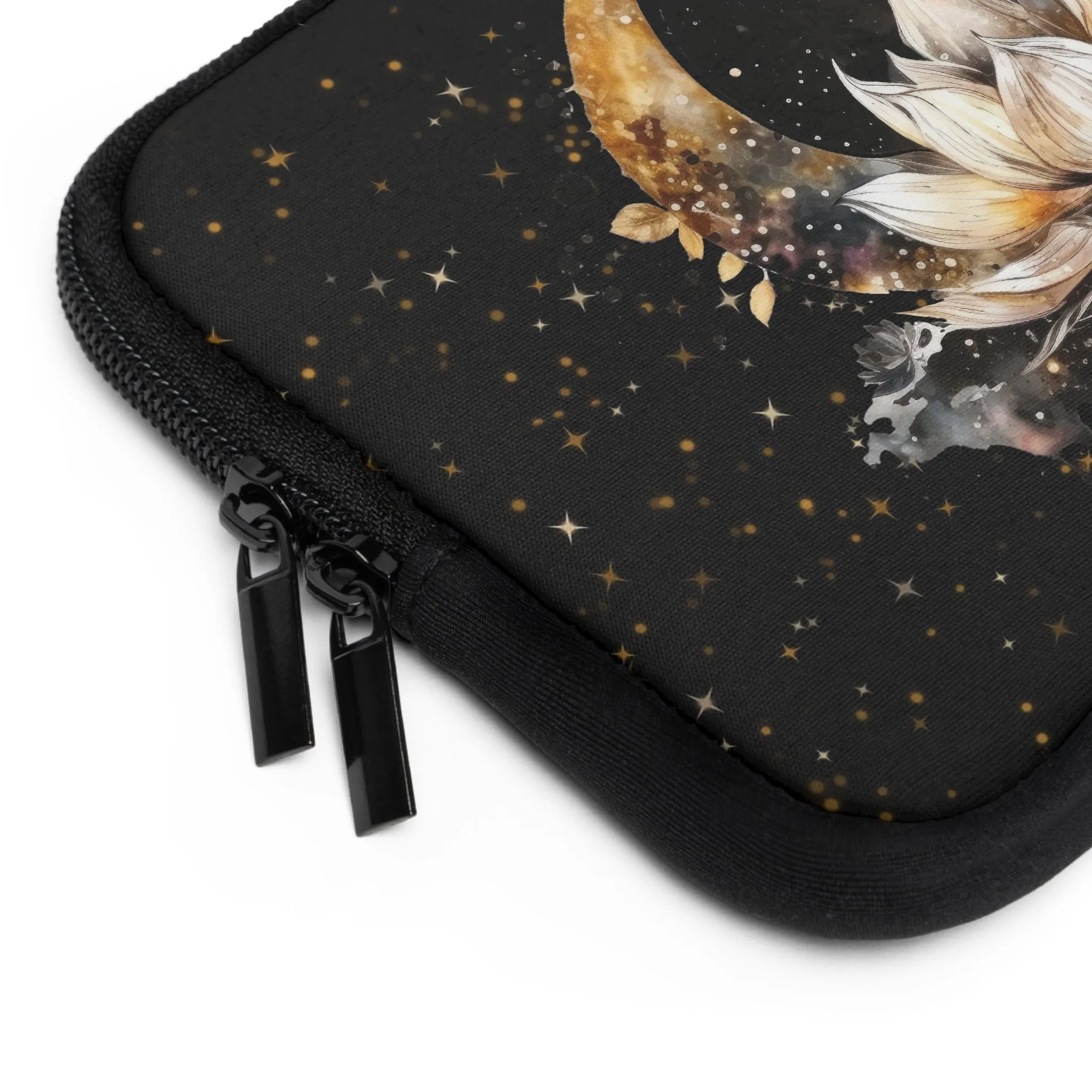Lotus Moon Laptop Case, Witchy laptop sleeve