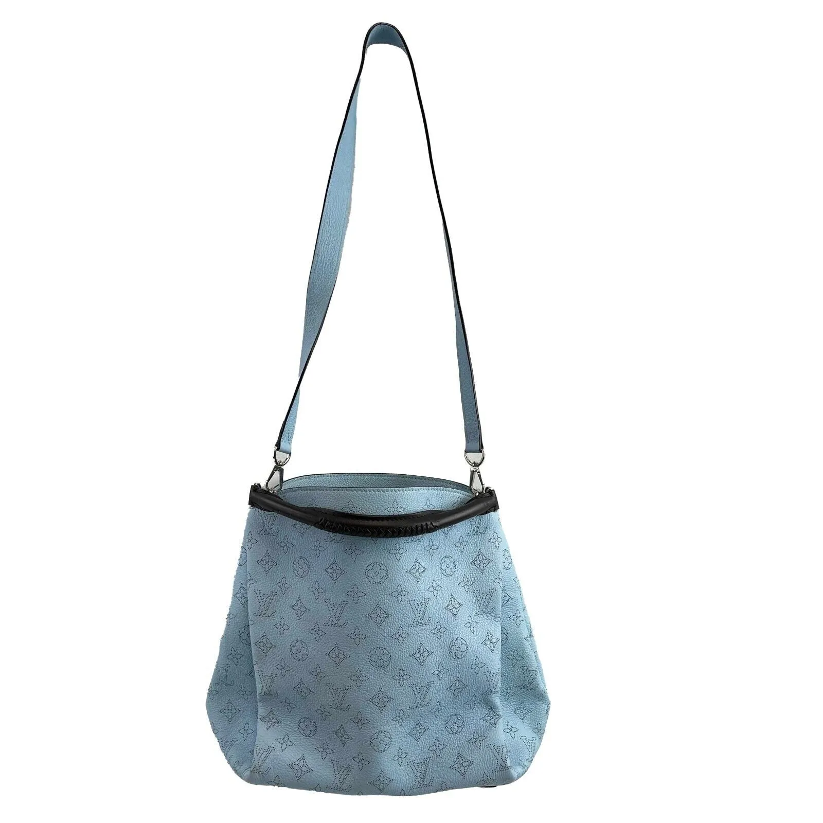 Louis Vuitton Babylone PM Crossbody Handbag Mahina Leather 2Way