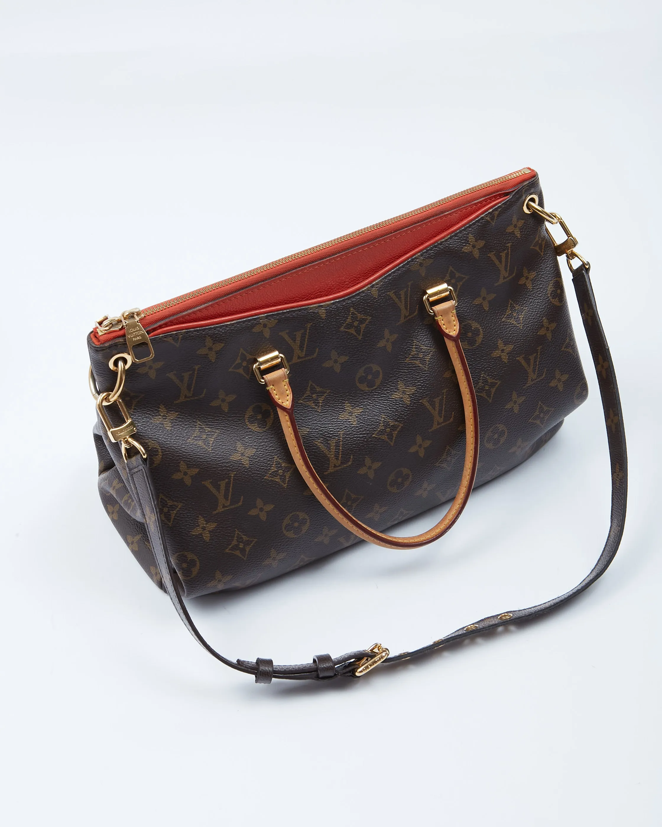 Louis Vuitton Monogram Canvas Pallas MM Top Handle Bag