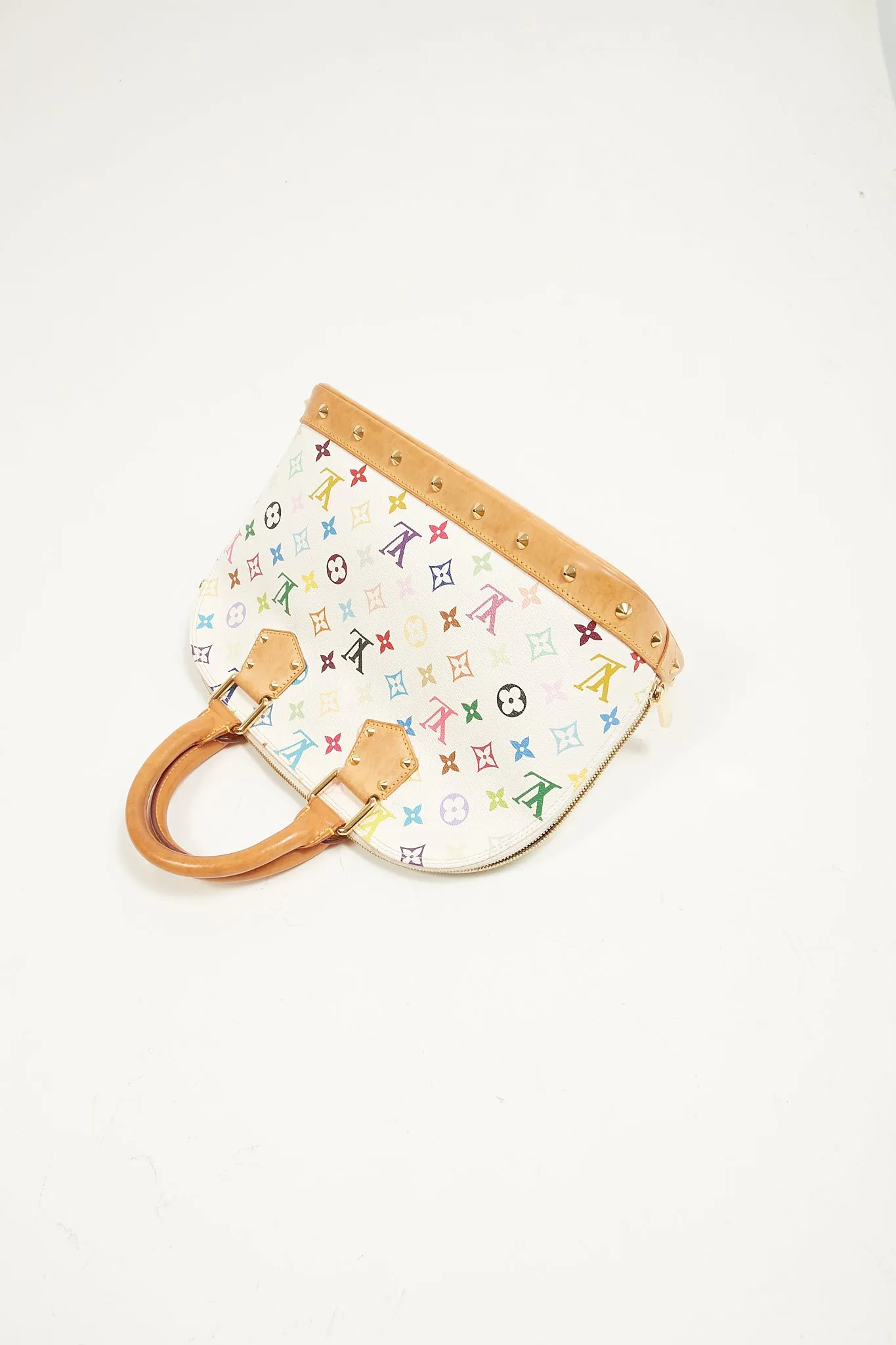 Louis Vuitton White Monogram Multicolore Alma PM Bag