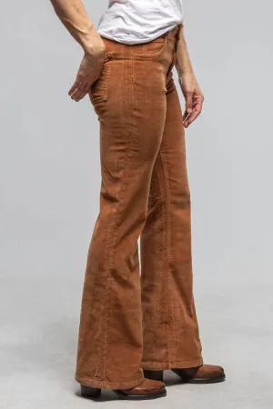 Luna Velvet Flare In Cognac