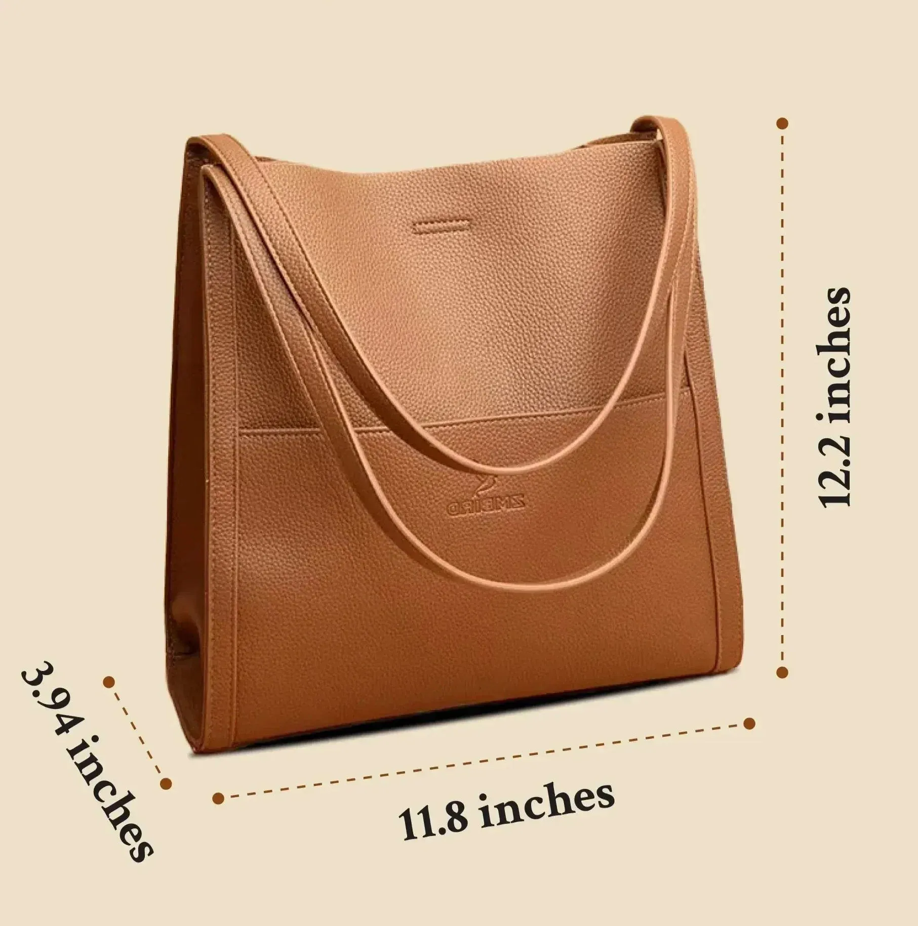 Mary - Soft Leather Crossbody Bag