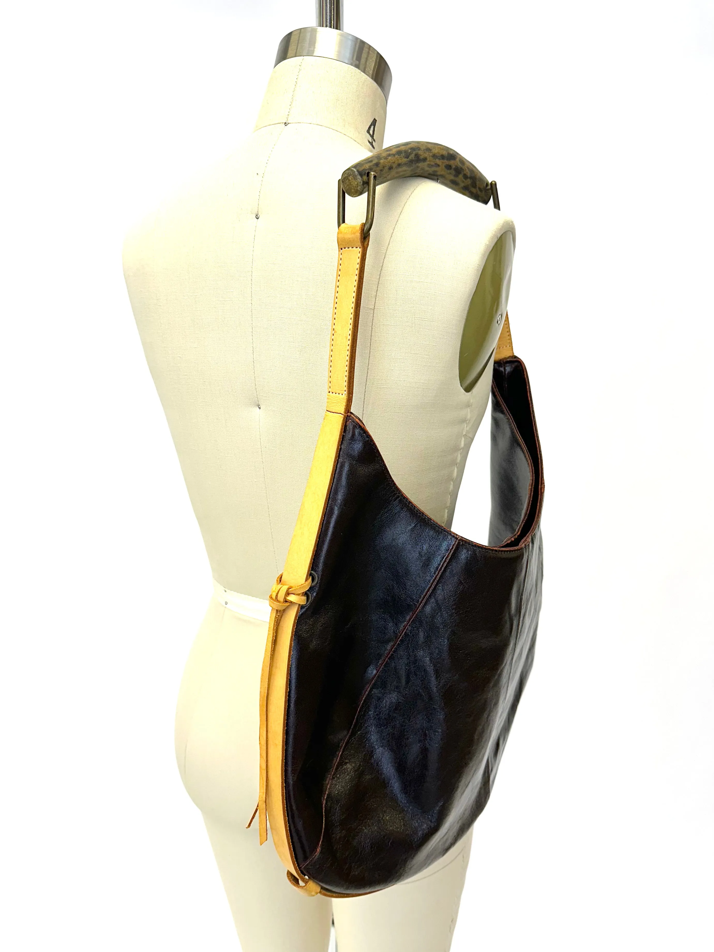 Masaki Matsushima Leather Horn Bag*