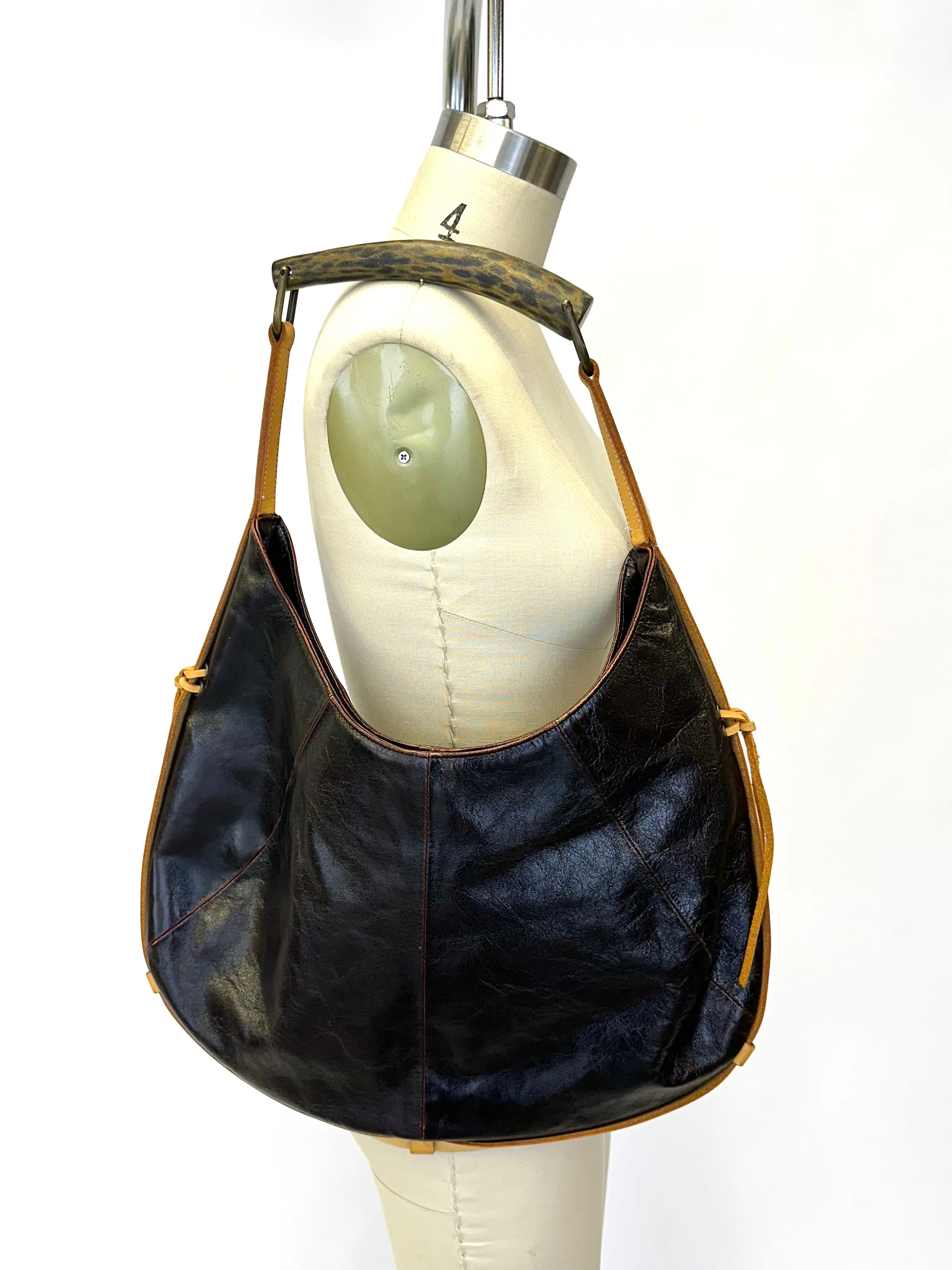 Masaki Matsushima Leather Horn Bag*