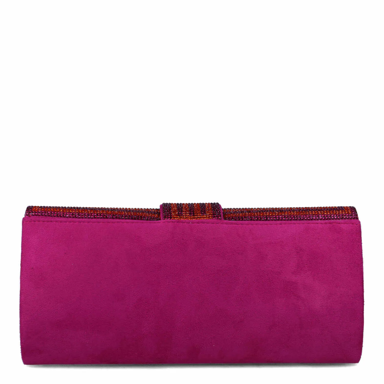 Menbur Purple Jewelled Clutch Bag