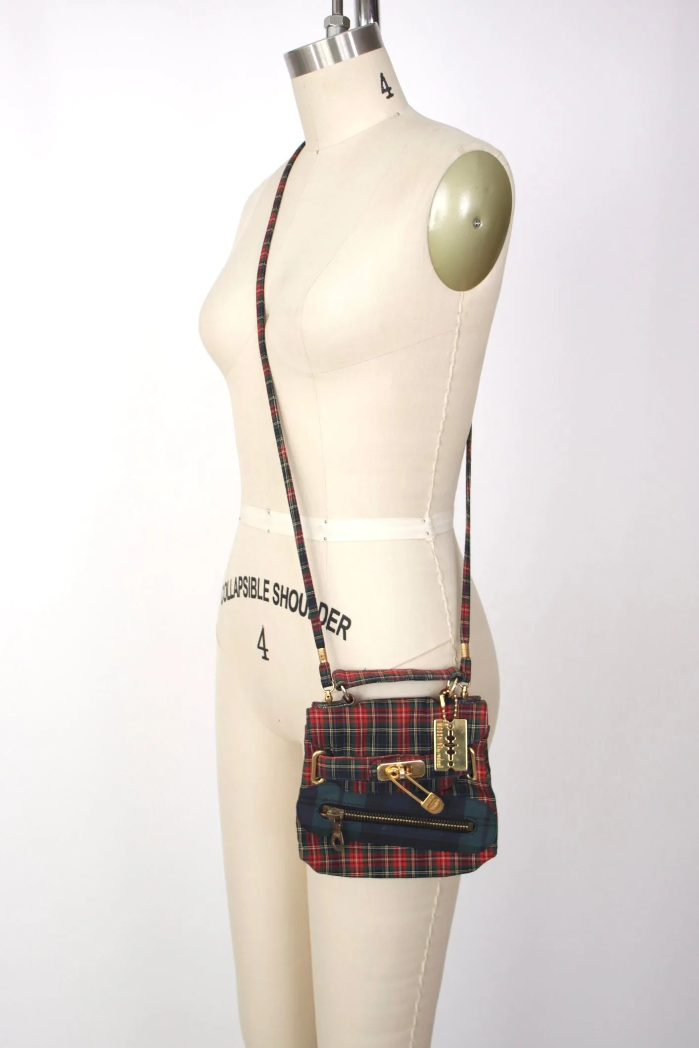 Moschino Punk Chic! Tartan Mini Bag