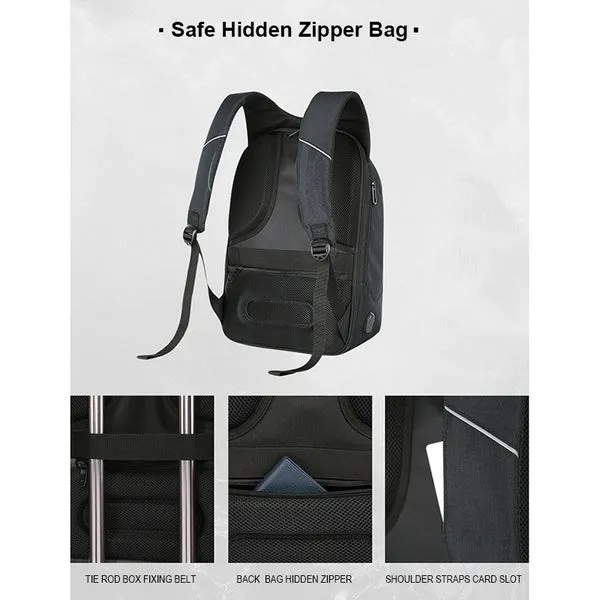 Multi-Function USB Charging Backpacks Oxford Cloth Anti-Theft Computer Package Unisex High-Capacity Backpack