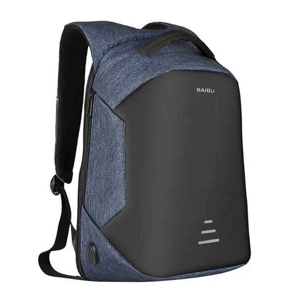 Multi-Function USB Charging Backpacks Oxford Cloth Anti-Theft Computer Package Unisex High-Capacity Backpack
