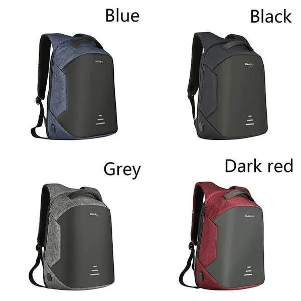 Multi-Function USB Charging Backpacks Oxford Cloth Anti-Theft Computer Package Unisex High-Capacity Backpack