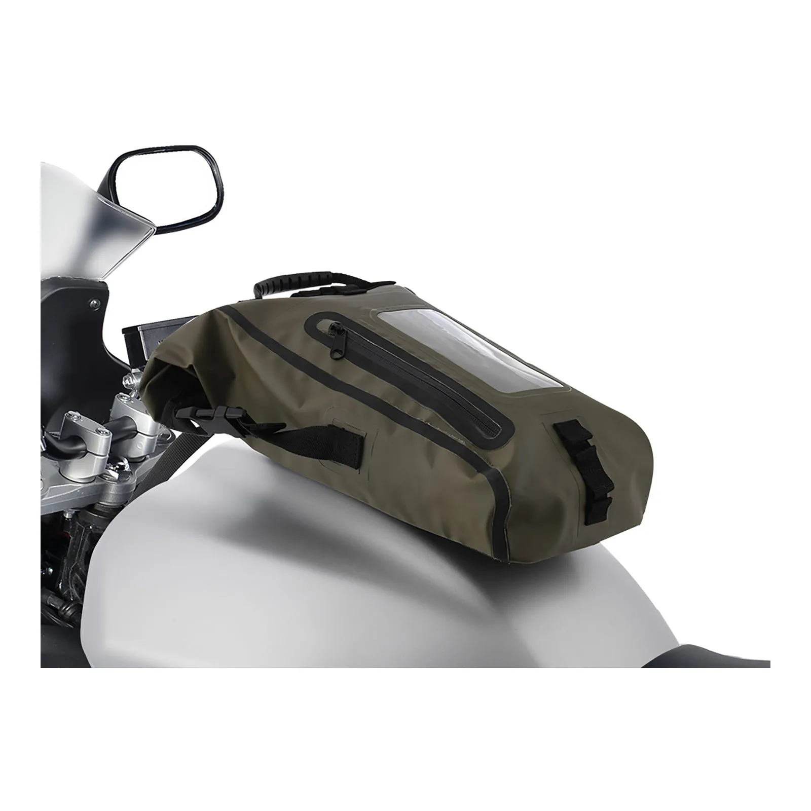 Oxford Tank Bag Aqua M8 - Black / Khaki