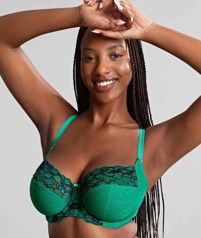 Panache Envy Full Cup Underwire Bra - Emerald Leopard